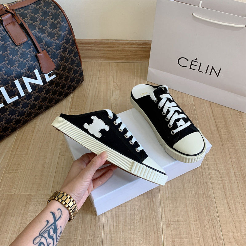 Replica Designer Celine Canvas Sneakers