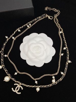 Replica Designer Chanel Fashion Layered Necklace