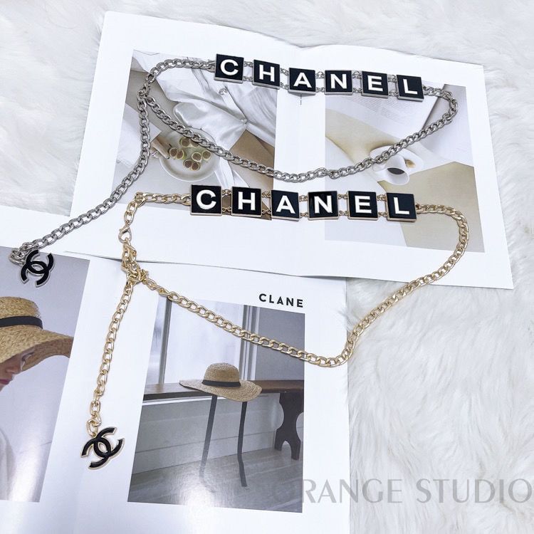 Replik Designer Chanel Mode Metallkette dekorative Gürtel