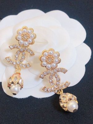 Replica Designer Chanel Fashion Pearl Earrings