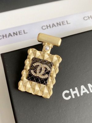 Replica Designer Chanel Fashion Perfume Bottle Brooch
