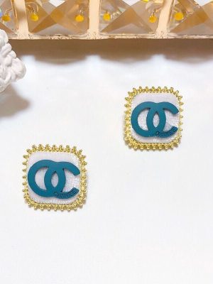Replica Designer Chanel Women Fashion Double C Earrings
