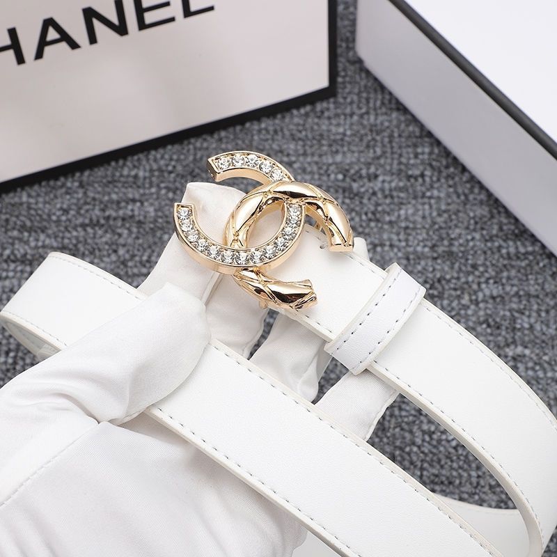 Replica Designer Chanel Women Fashion Double C Leather Belt