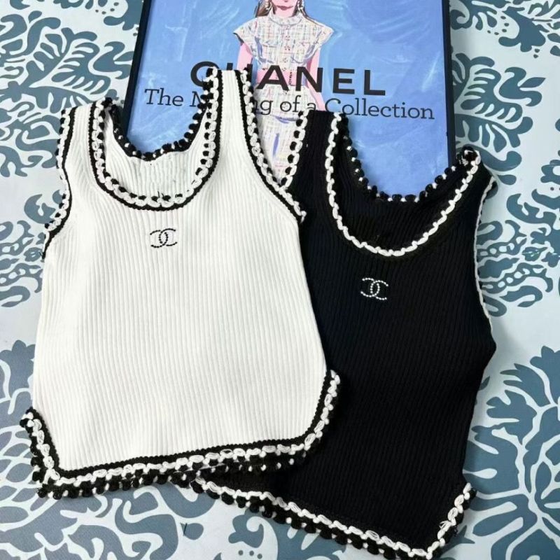 Replica Designer Chanel Women Fashion Knit Tank Top