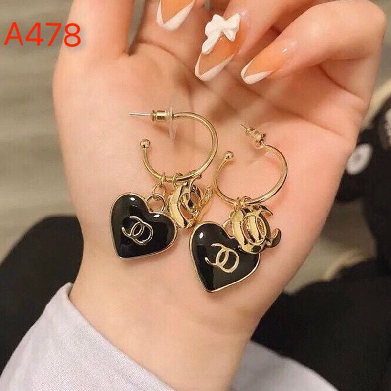 Replica Designer Chanel Women Fashion Love Hooks Earrings