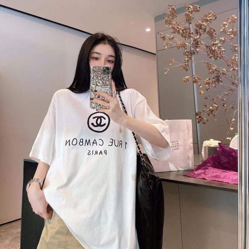 Replica Designer Chanel Women Fashion Short-Sleeved T-Shirts