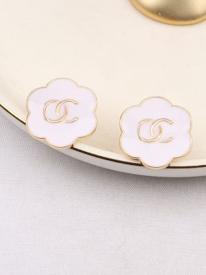 Replica Designer Chanel Women Fashion Simple Oil Drop Stud Earrings