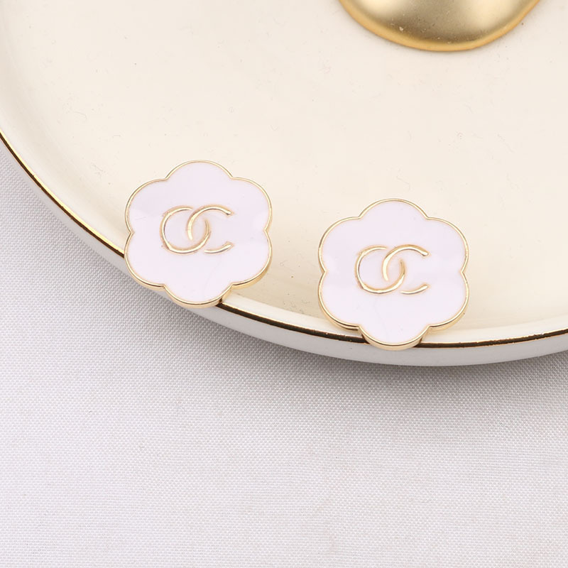 Replica Designer Chanel Women Fashion Simple Oil Drop Stud Earrings
