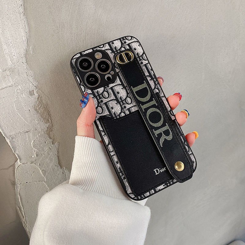 Replica Designer Dior Fashion Letter Print Stand Phone Case