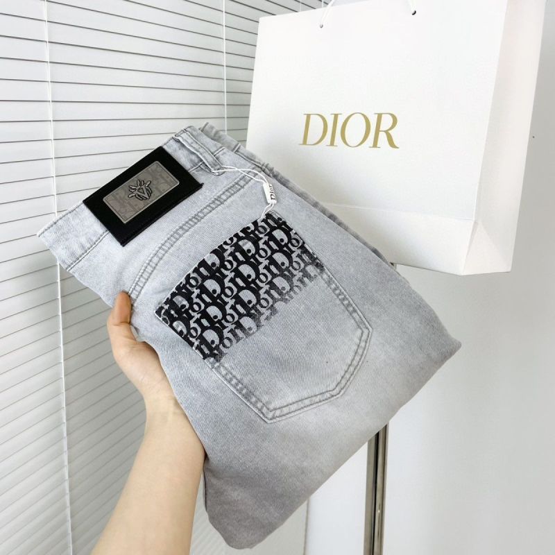 Replica Designer Dior Uomo Moda Stampa Lettera Jeans
