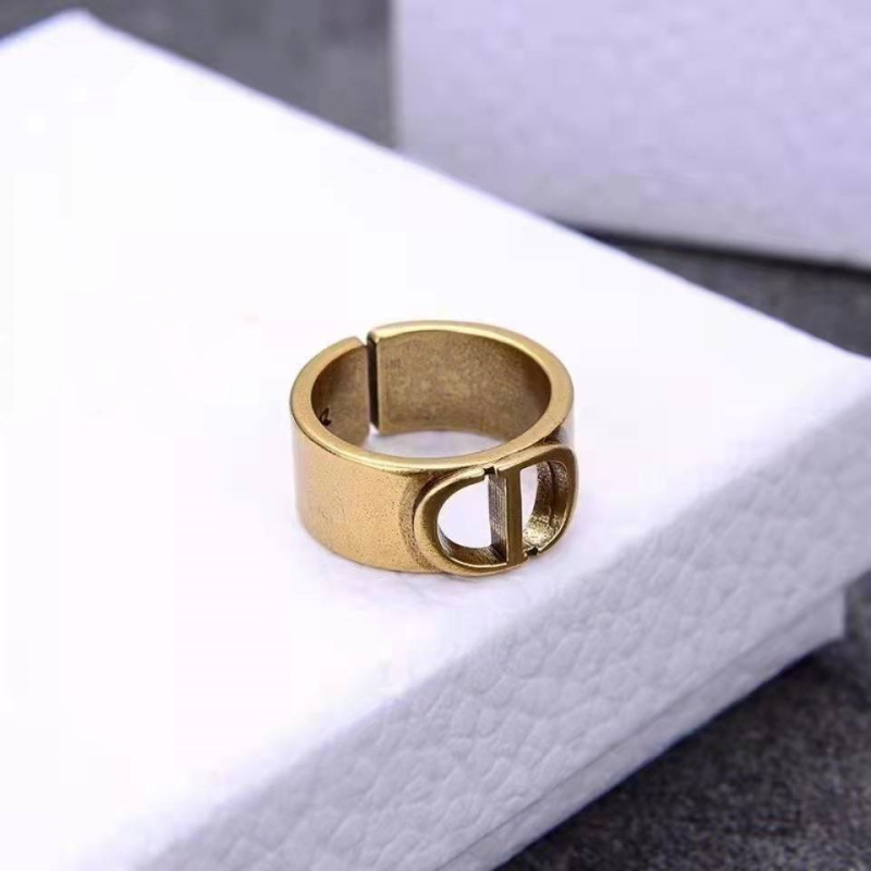 Replica Designer Dior Simple Metal Cutout Ring