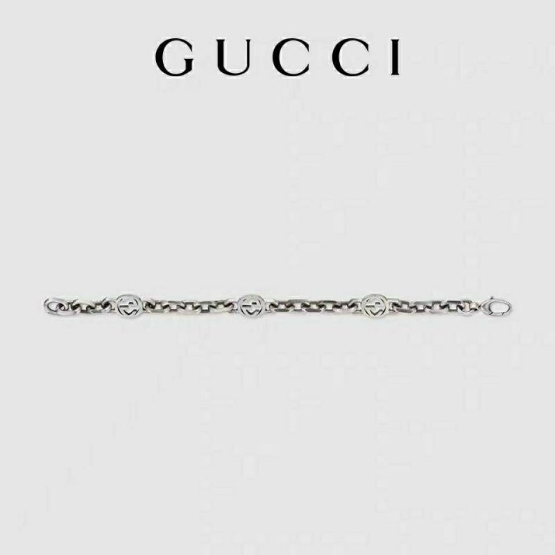 Replica Designer GUCCI Men Women Double G Interlocking Retro Bracelet