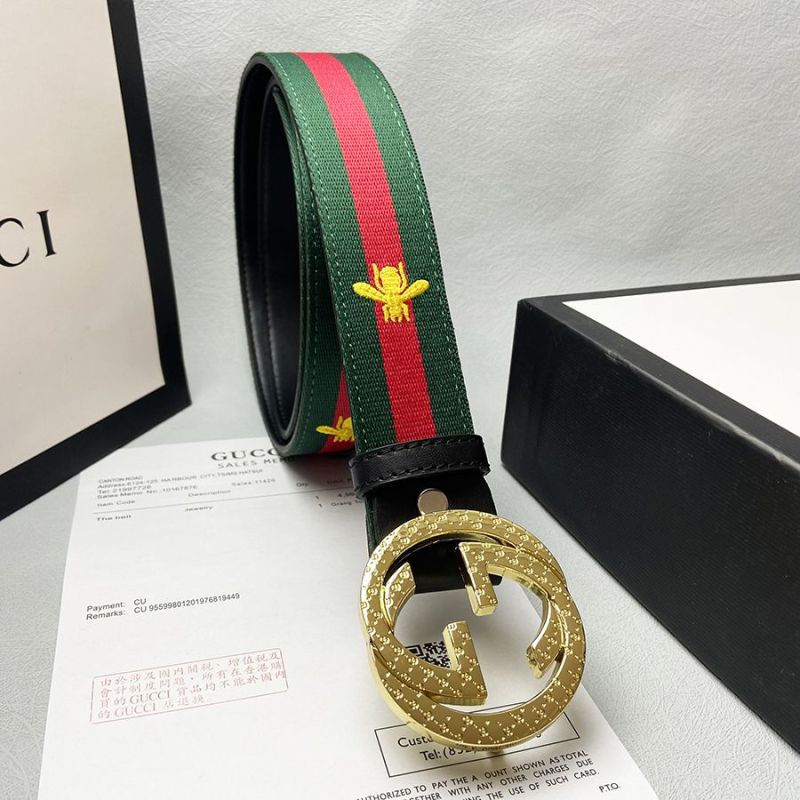 Replica Designer Gucci Canvas Belt