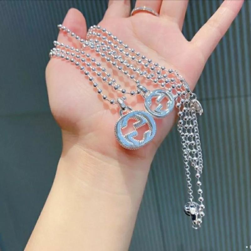 Replica Designer Gucci Double G Interlocking Ball Necklace Bracelet