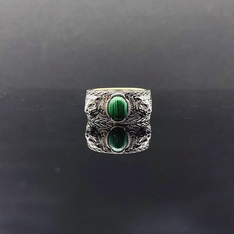 Replica Designer Gucci Double Tiger Head Ring