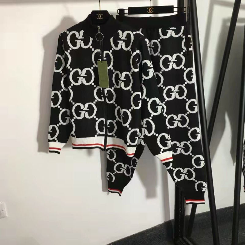 Replica Designer Gucci Fashion Knit Two-Piece Set
