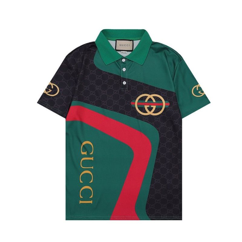 Replica Designer Gucci Men'S Fashion Short Sleeve Polo Shirt