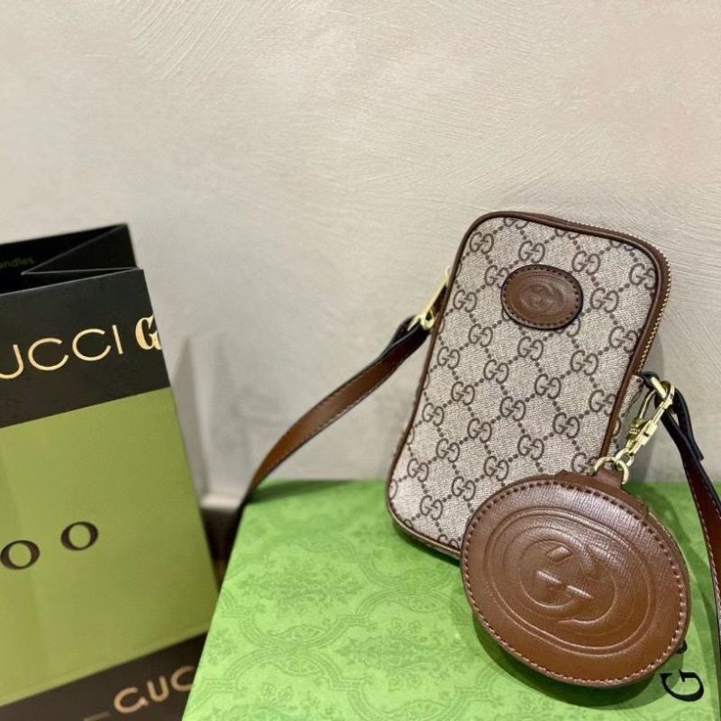 Replica Designer Gucci Mini 2-In-1 Messenger Phone Bag