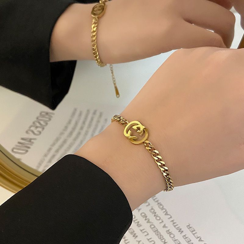 Replica Designer Gucci Minimalist Titanium Bracelet
