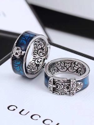 Replica Designer Gucci Retro Tiger Head Carved Ring