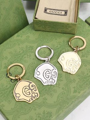 Replica Designer Gucci Skull Pendant Key Chain