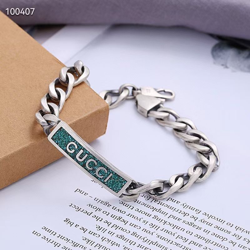 Replica Designer Gucci Statement Enamel Bracelet