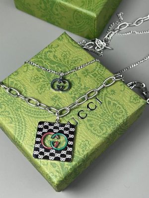 Replica Designer Gucci Titanium Steel Necklace