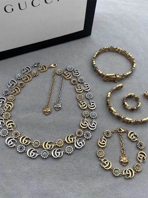 Replica Designer Gucci Vintage Daisy Necklace