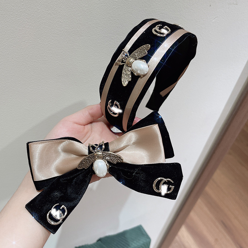 Replica Designer Gucci Women G Letter Simple Retro Headband