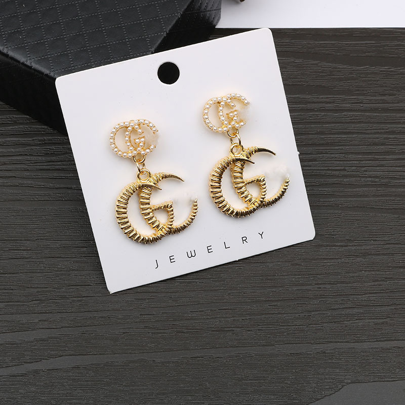 Replica Designer Gucci Women G Letter Stud Earring