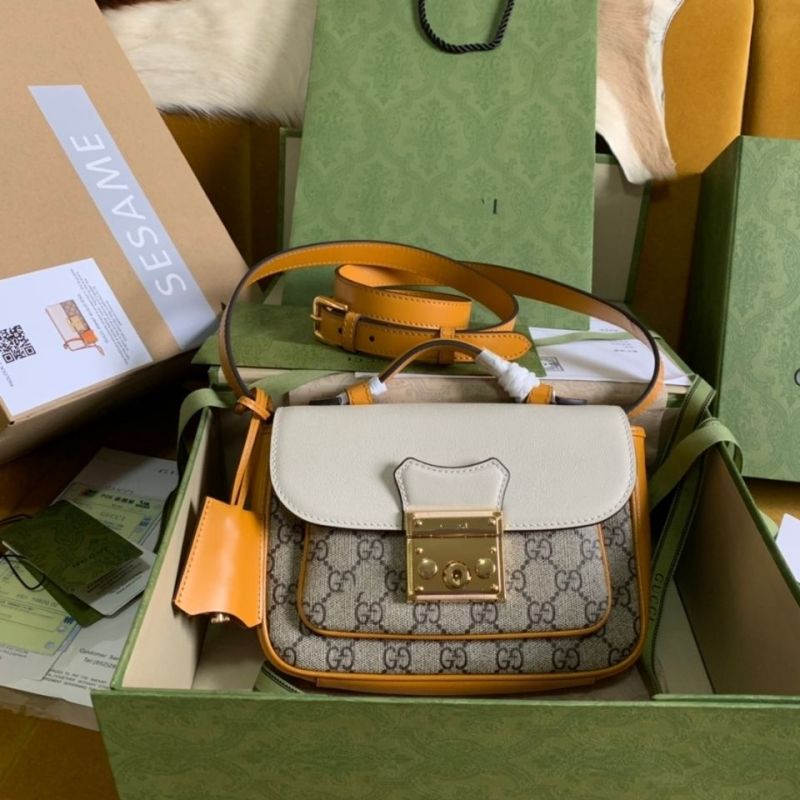 Replica Designer Gucci Women Padlock Messenger Bag