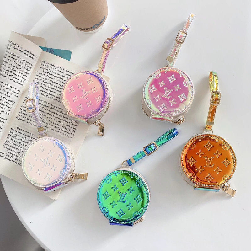 Replica Designer Louis Vuitton Fashion Zipper Laser Bluetooth Earphone Storage Bag