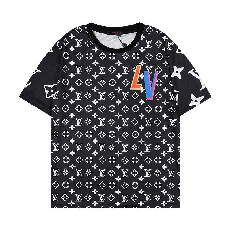 Replica Designer Louis Vuitton Men Casual Short Sleeve T-Shirt