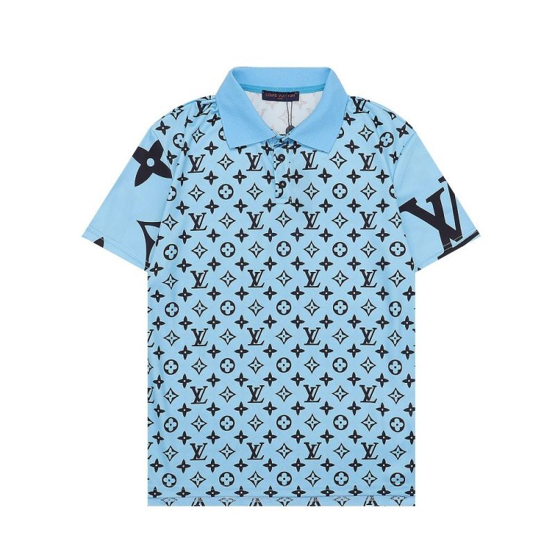 Replica Designer Louis Vuitton Men'S Casual Short Sleeve Polo Shirt