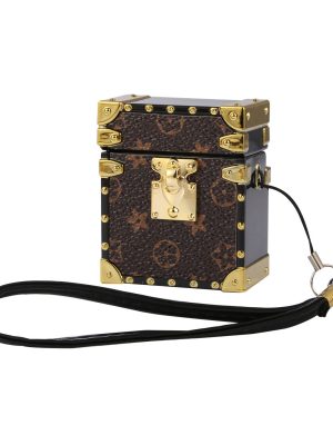 Replica Designer Louis Vuitton Rectangle Wireless Bluetooth Earphone Anti Fall Protective Case
