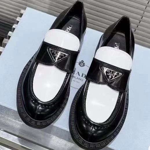 Replica Designer Prada Thick-Soled Women Fashion Mary Jane Shoes