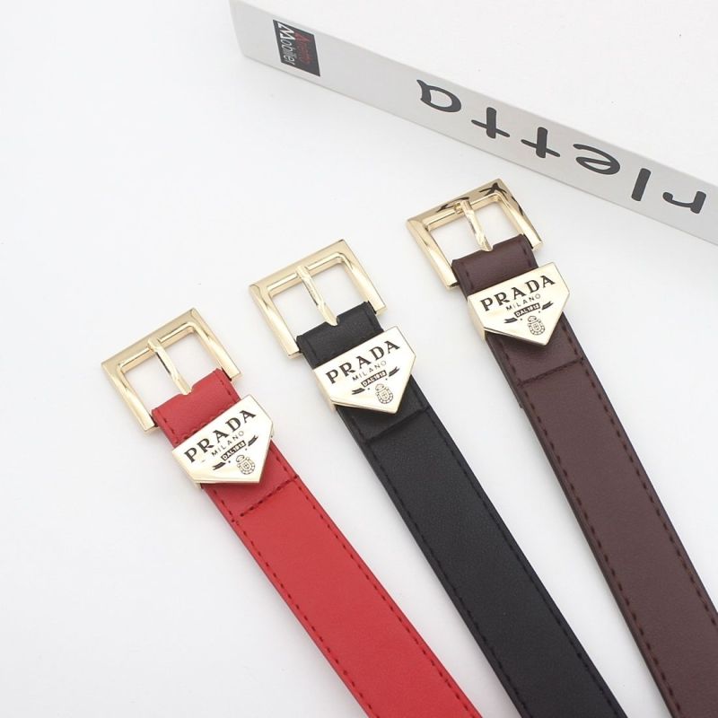 Replica Designer Prada Unisex Casual Matching Belt