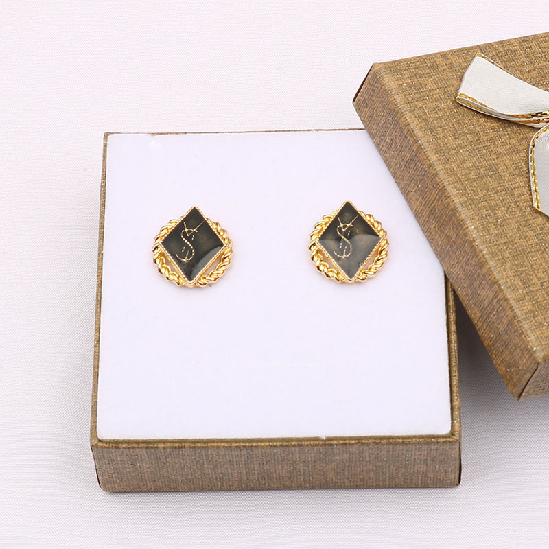 Replica Designer YSL Women Mini Palace Retro Stud Earrings
