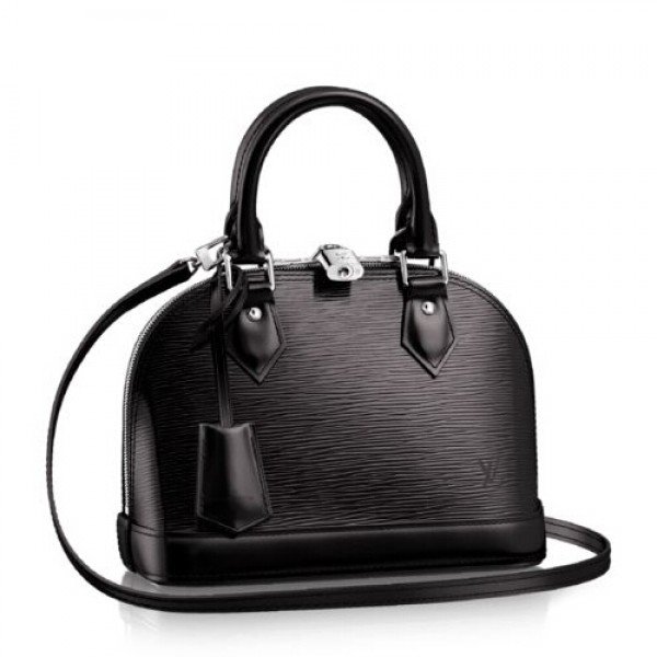 Replica Louis Vuitton Alma BB Bag In Black Epi Leather M40862 BLV197 For Sale
