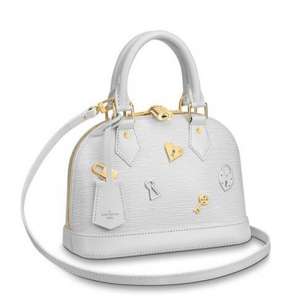 Replica Louis Vuitton Alma BB Bag Love Lock M52885 BLV218 For Sale