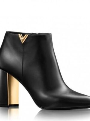 Replica Louis Vuitton Black Upper East Low Boot For Sale