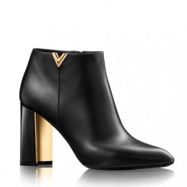 Replica Louis Vuitton Black Upper East Low Boot For Sale
