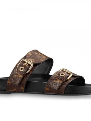 Replica Louis Vuitton Bom Dia Mule Monogram Canvas For Sale