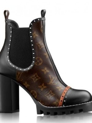 Replica Louis Vuitton Boyish Ankle Boot Monogram Canvas For Sale