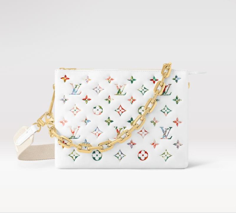 Replica Louis Vuitton Coussin PM LV Bag White M21209 For Sale